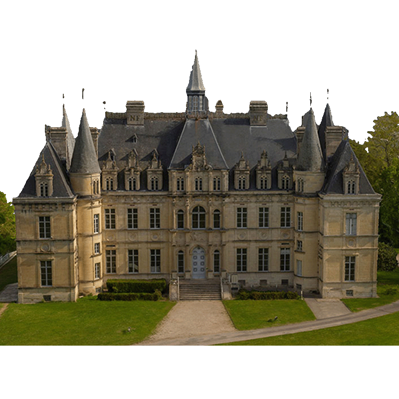 Modélisation du château de Boursault (Veuve Clicquot)